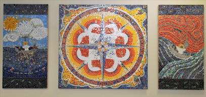 Mosaic at Holy Trinity Kitchener